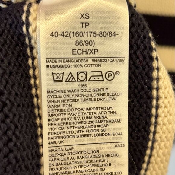 Gap Stripe Mini Sweater Dress - Picture 4 of 5